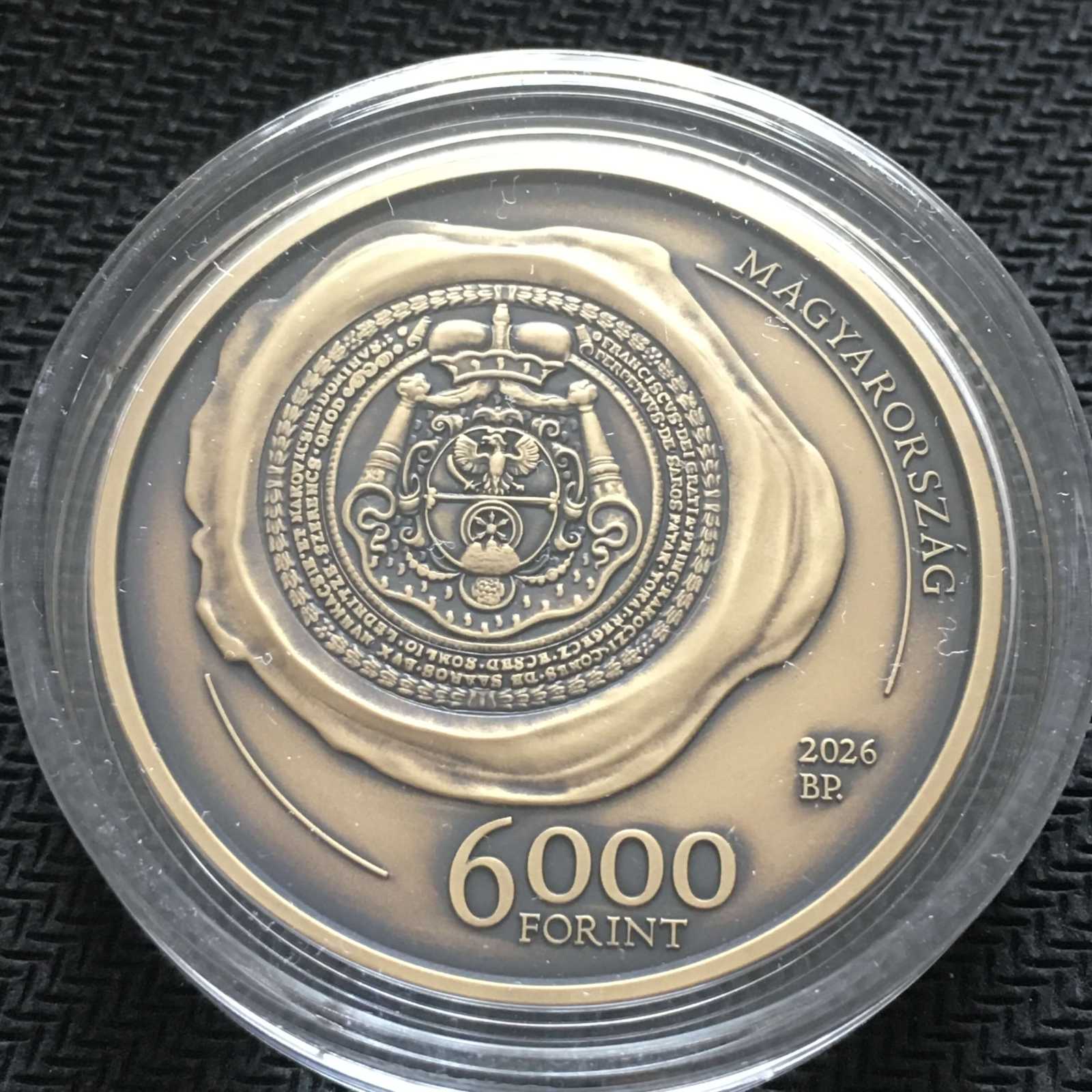 2026. évi II. Rákóczi Ferenc születésének 350. évfordulója patinázott színesfém emlékérme - Image 2